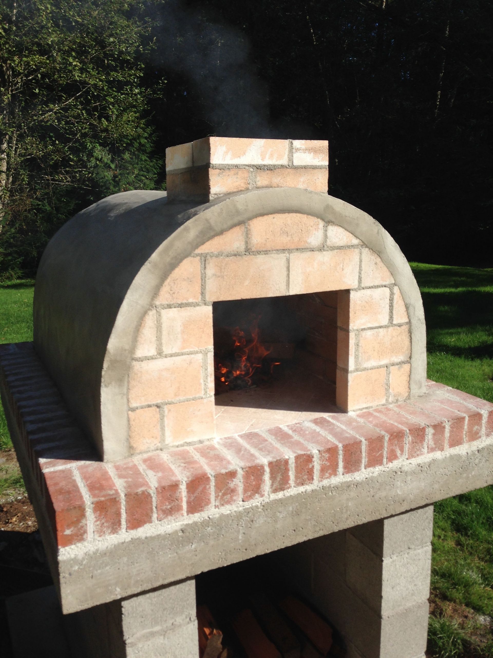 Pizza Oven Kit DIY
 Anderson Family Wood Fired Outdoor DIY Pizza Oven by