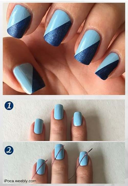 Plain Nail Ideas
 Top 50 Latest And Simple Nail Art Designs for Beginners 2017
