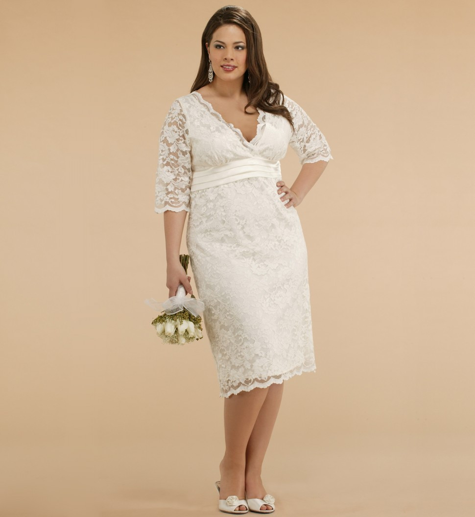 Plus Size Casual Wedding Dresses
 Ten Plus Size Lace Wedding Dresses That You Will Love
