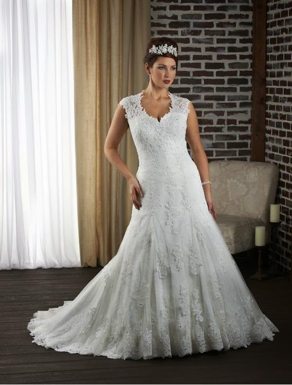 Plus Wedding Gowns
 RainingBlossoms 2014 New Plus Size Wedding Gowns in