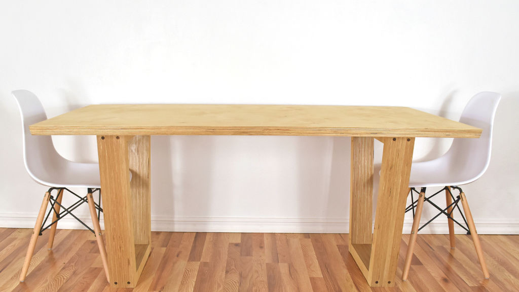 Plywood Table Top DIY
 20 DIY Easy Rustic Dining Tables That Wont Cost A lot
