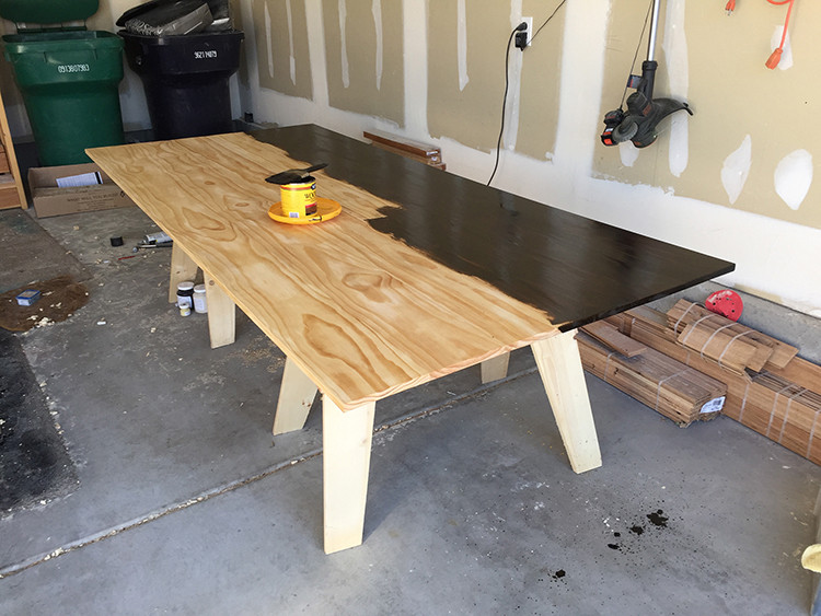 Plywood Table Top DIY
 DIY Kitchen Table on a Bud The Home Depot Blog