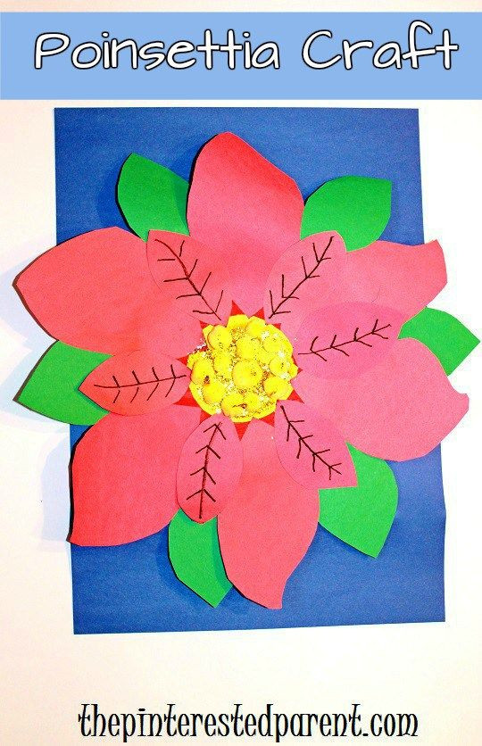 Poinsettia Craft For Kids
 Paper Plate Poinsettia Craft For Kids For Christmas