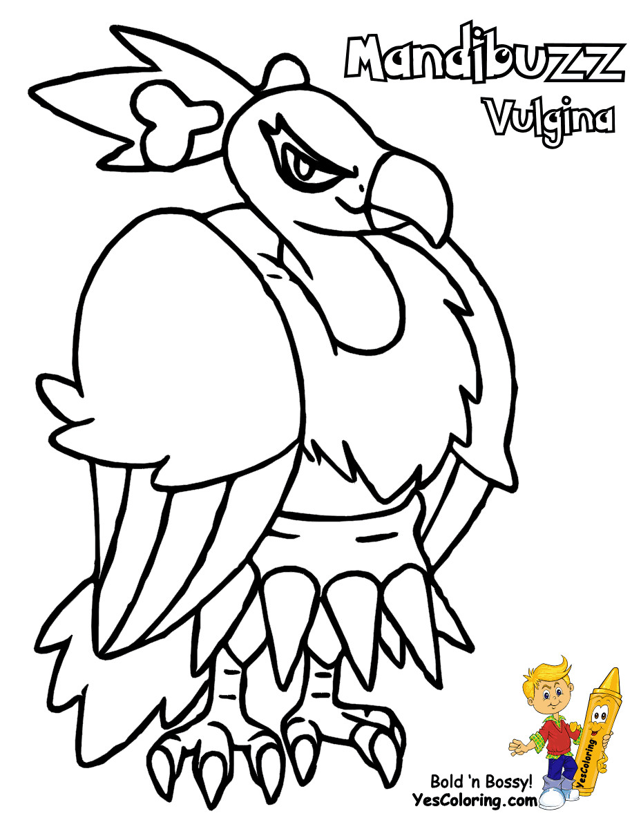 Pokemon Coloring Pages For Boys
 Dynamic Pokemon Black And White Coloring Sheets