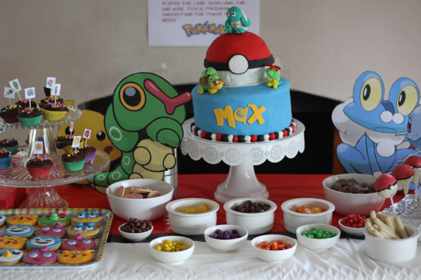 Pokemon Party Food Ideas
 Max s pretty awesome Pokemon party