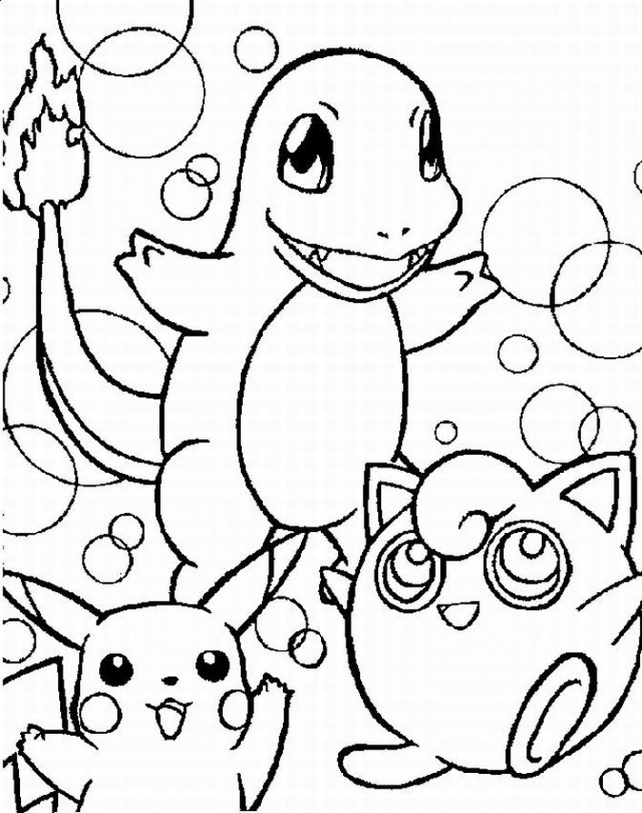 Pokemon Printable Coloring Pages
 Pokemon Coloring Pages