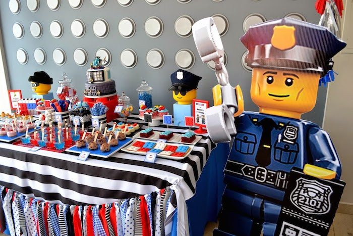 Police Birthday Party Ideas
 Kara s Party Ideas Lego City Police Themed Birthday Party