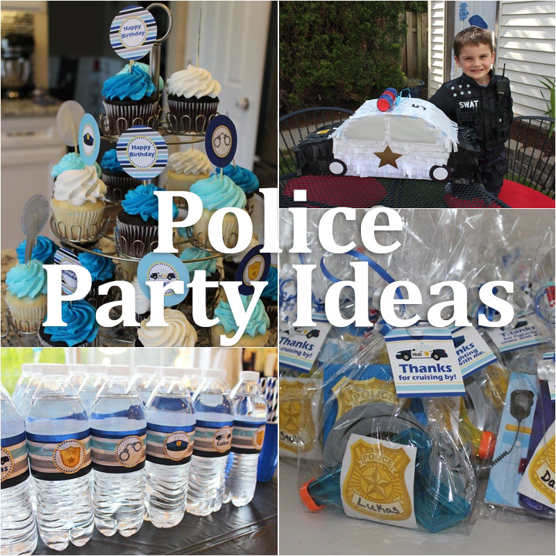 Police Birthday Party Ideas
 Police Birthday Party – 5M Creations Blog