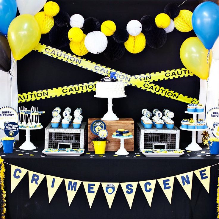 Police Graduation Party Ideas
 9 best Police themed birthday party images on Pinterest