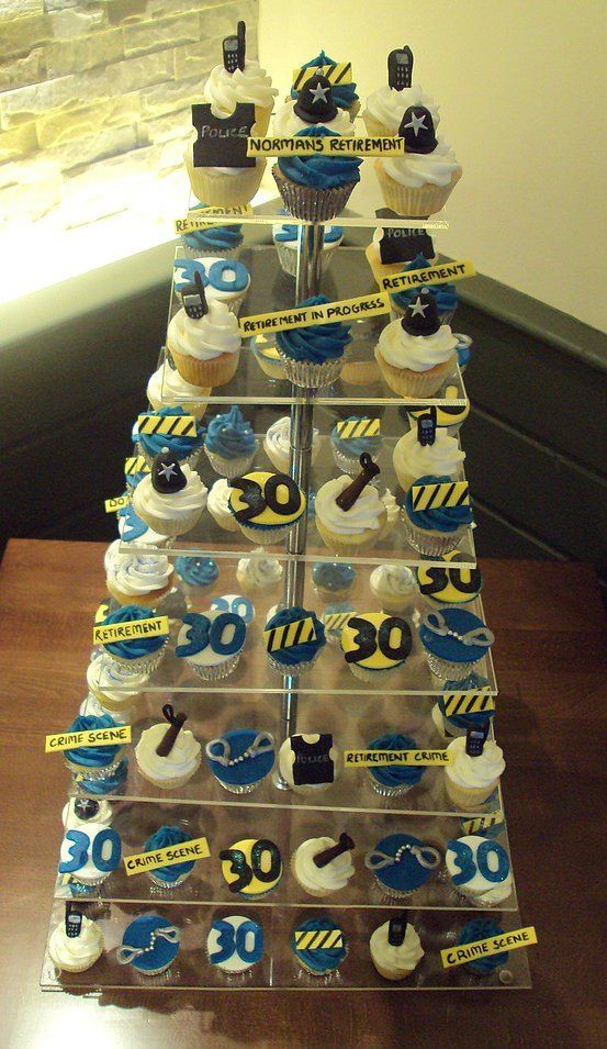 Police Officer Retirement Party Ideas
 Police Retirement Cupcakes Nottingham in 2019