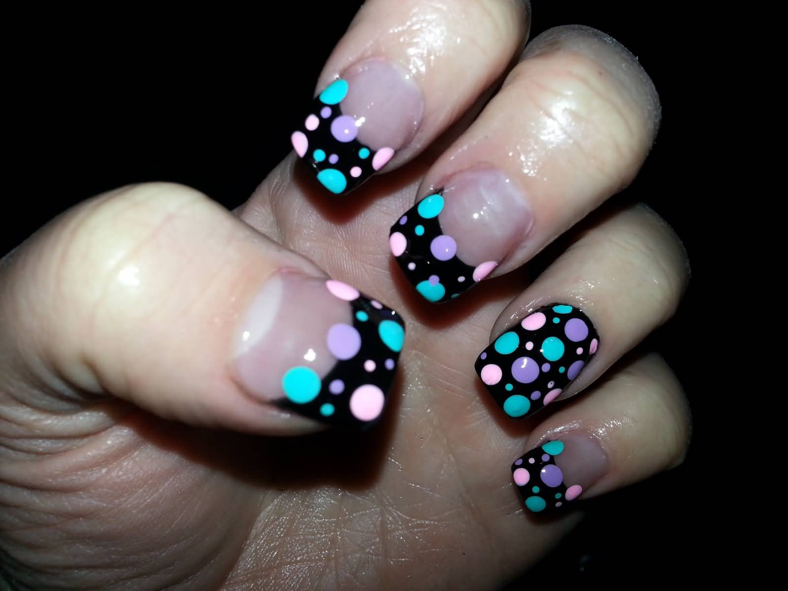 Polka Dot Nail Art
 55 Best Polka Dots Nail Art Design Ideas For Trendy Girls