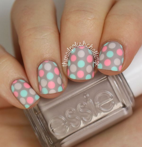 Polka Dot Nail Art
 50 Stylish Polka Dots Nail Art Designs Noted List