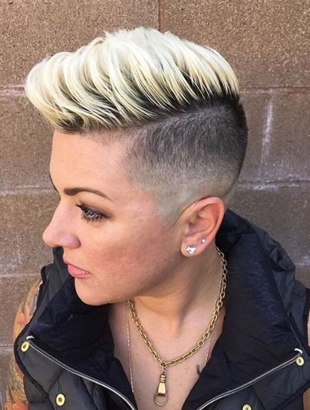 Pompadour Hairstyle Women
 66 Shaved Hairstyles for Women That Turn Heads Everywhere