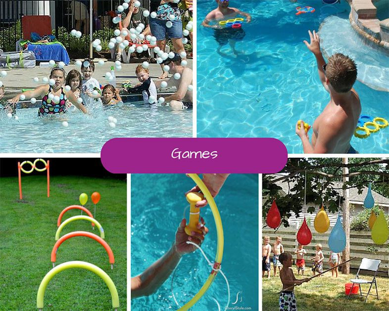 Pool Party Games Ideas
 Kids Pool Party Ideas