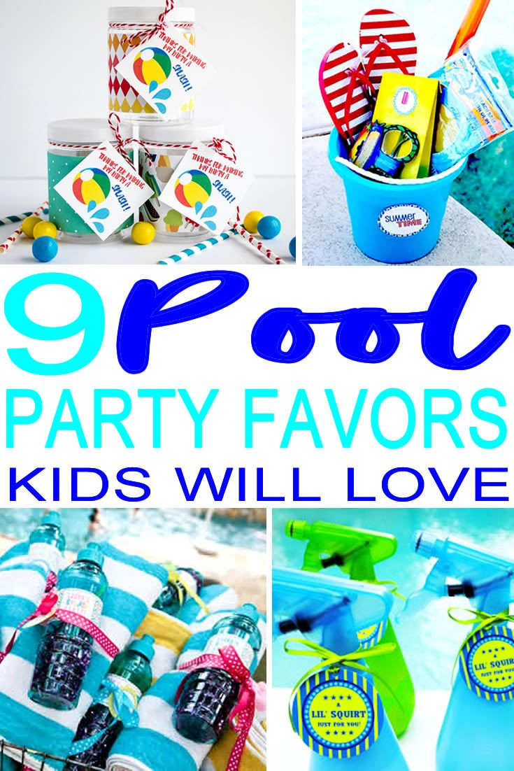 Pool Party Gift Bag Ideas
 9 pletely Awesome Pool Party Favor Ideas
