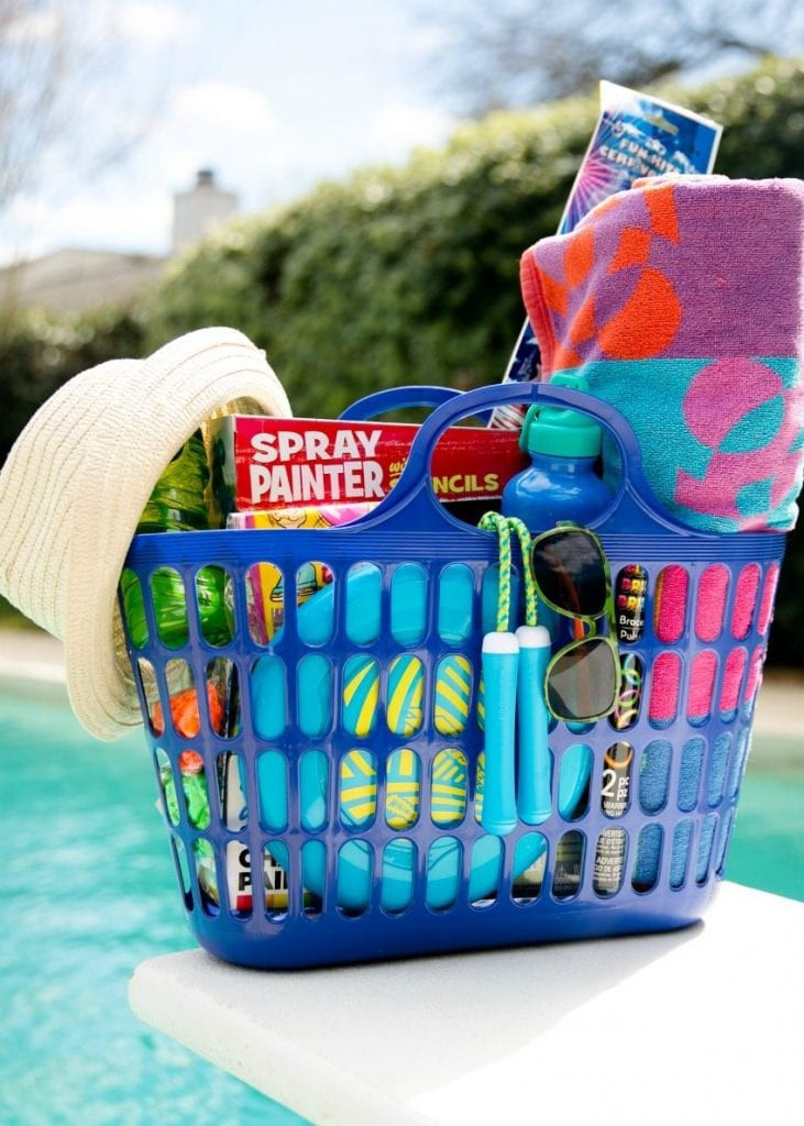 Pool Party Gift Ideas
 pool party t basket Jennifer Perkins