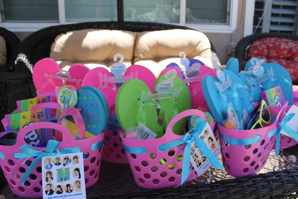 Pool Party Goody Bags Ideas
 Pool Birthday Party Ideas