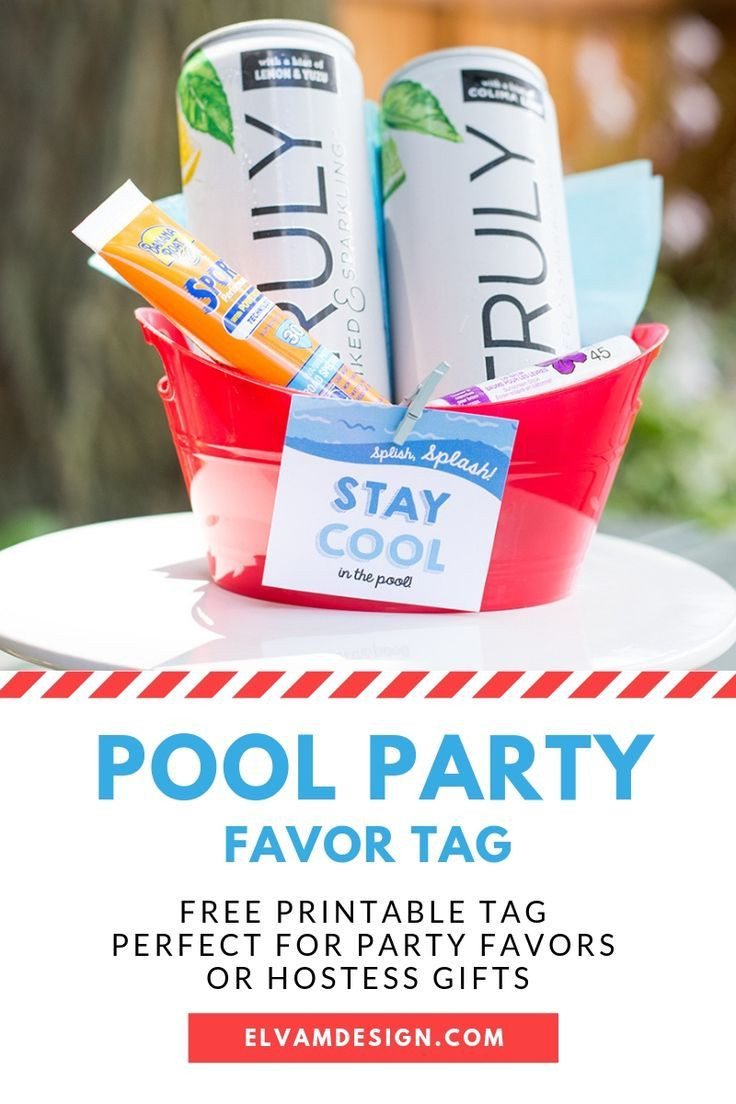 Pool Party Hostess Gift Ideas
 Sips and Poolside Dips Hostess Gift