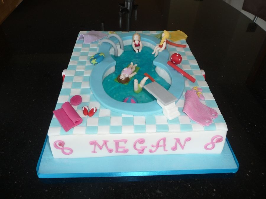 Pool Party Ideas For 8 Year Olds
 Swim Party Cakes