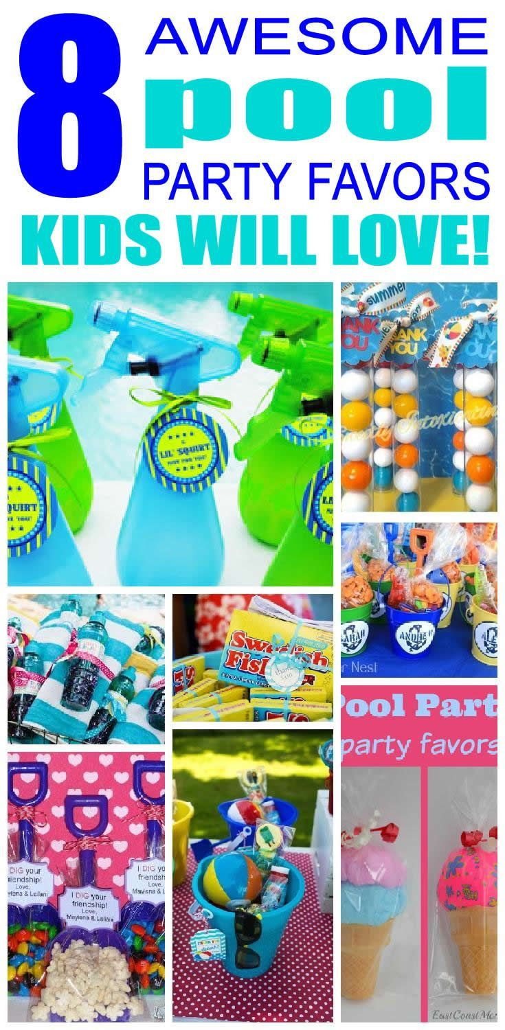 Pool Party Ideas For 8 Year Olds
 Pool Party Favor Ideas