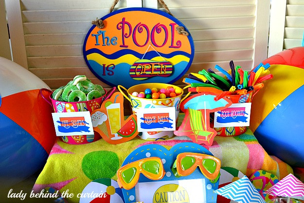 Pool Party Name Ideas
 Splish Splash Pool Party