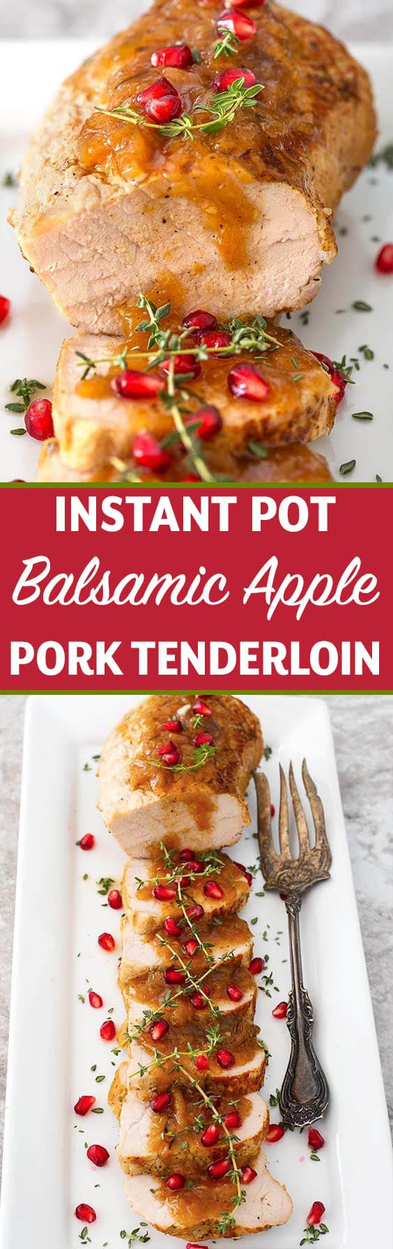 Pork Loin Instant Pot Time
 Instant Pot Balsamic Apple Pork Tenderloin