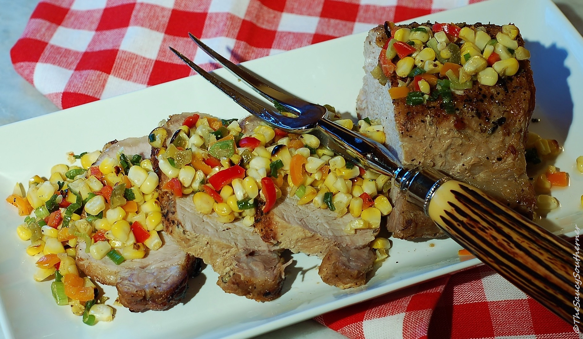 Pork Loin Marinade For Grill
 Marinated Pork Loin with Grilled Corn Salsa
