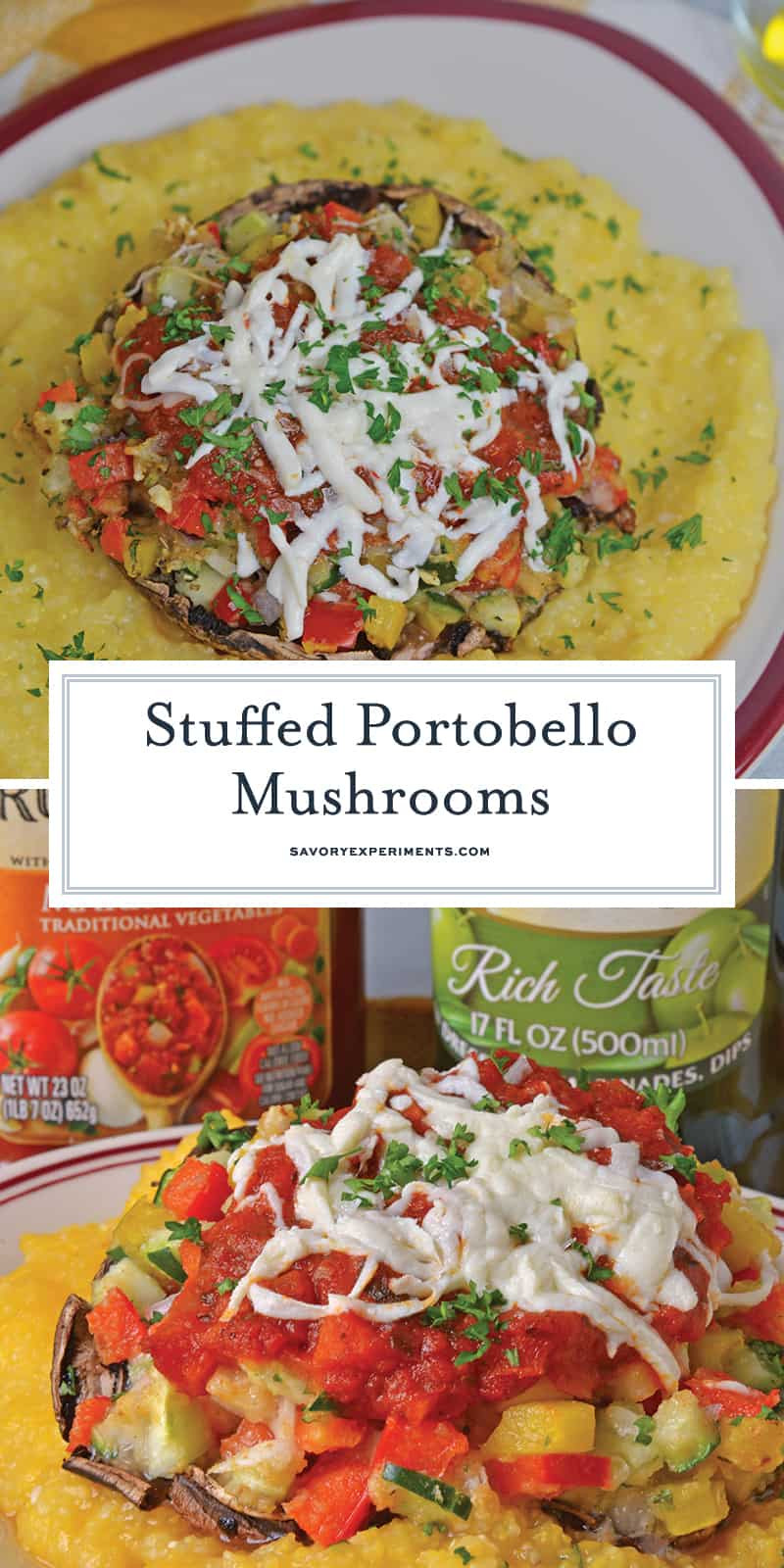 Portabella Mushroom Recipes Vegetarian
 Stuffed Portabella Mushrooms Ve arian Recipe with
