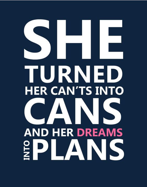 Positive Quotes For Teenage Girl
 She Turned her Can ts into Cans Print Teen Girl Room Decor