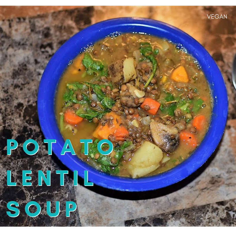 Potato Lentil Soup
 Potato Lentil Soup Recipe Vegan Recipe