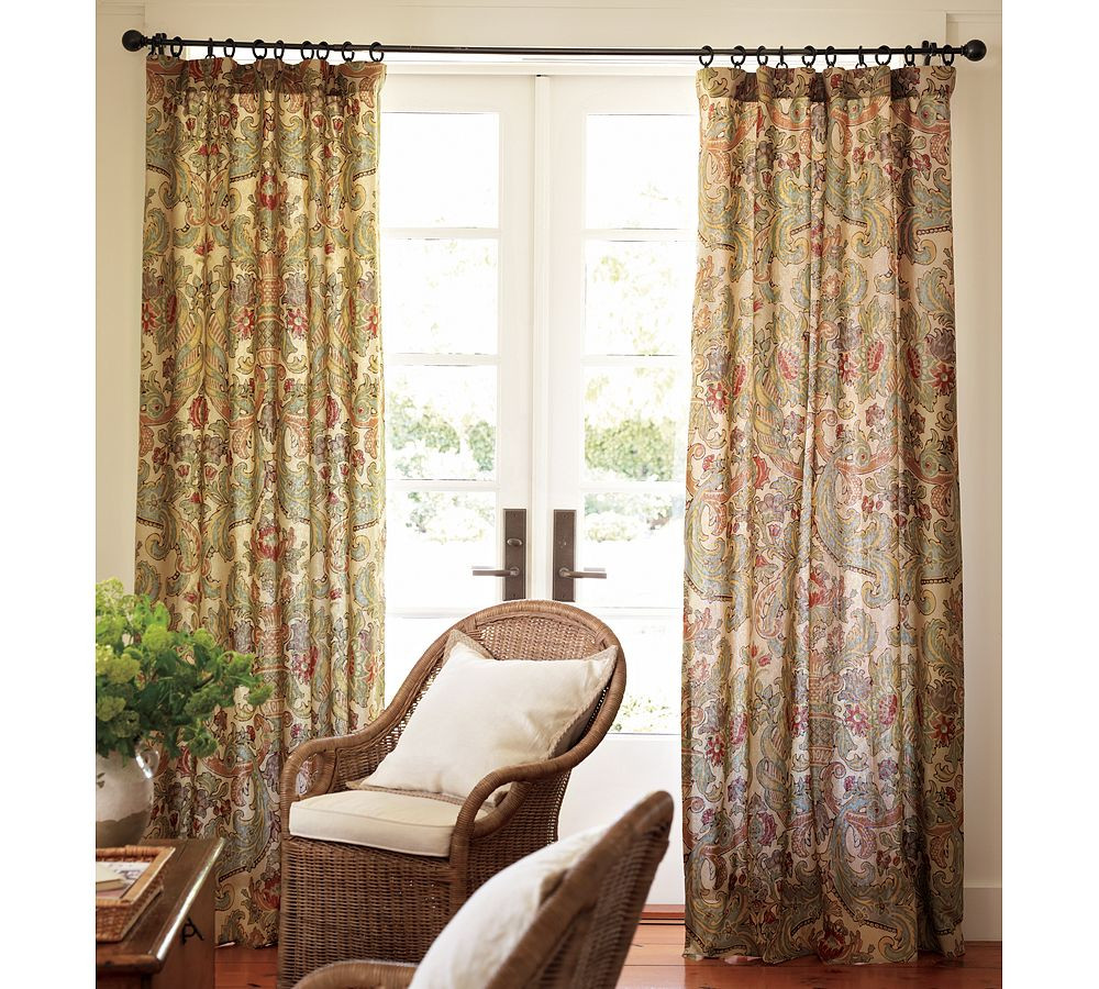 Pottery Barn Kitchen Curtain
 Pottery barn curtains and drapes Furniture Ideas