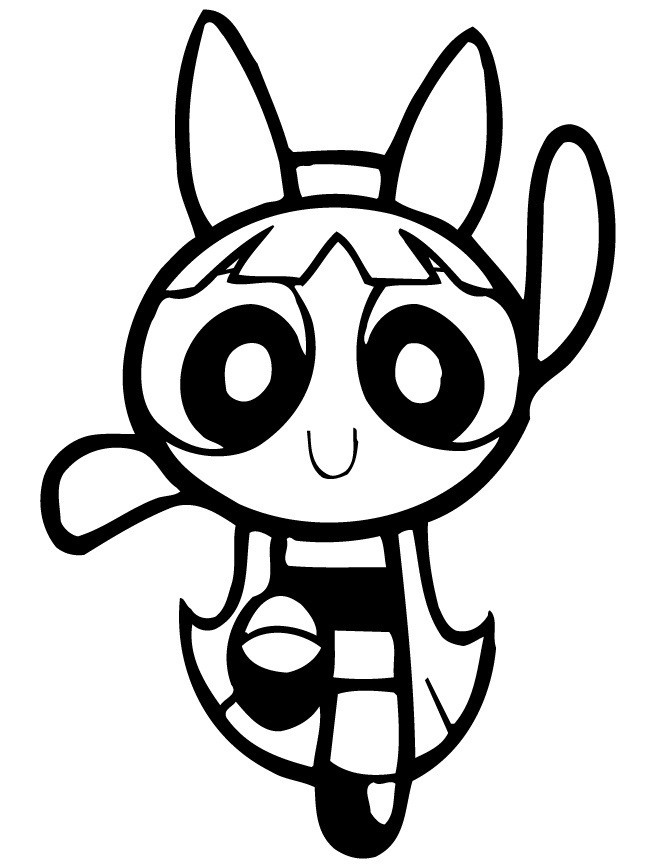 Powderpuff Girls Coloring Pages
 Free Printable Powerpuff Girls Coloring Pages For Kids
