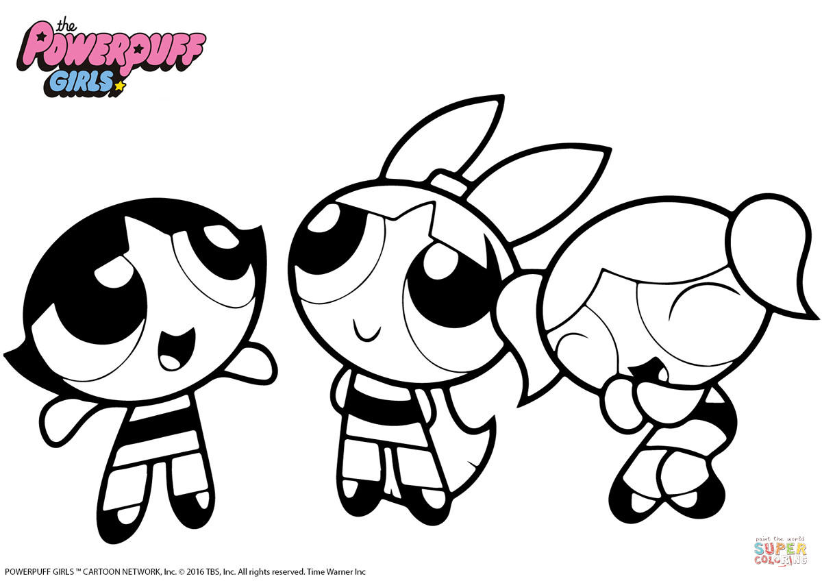 Powderpuff Girls Coloring Pages
 Powerpuff Girls coloring page