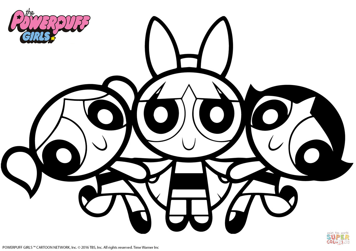 Powderpuff Girls Coloring Pages
 Powerpuff Girls coloring page