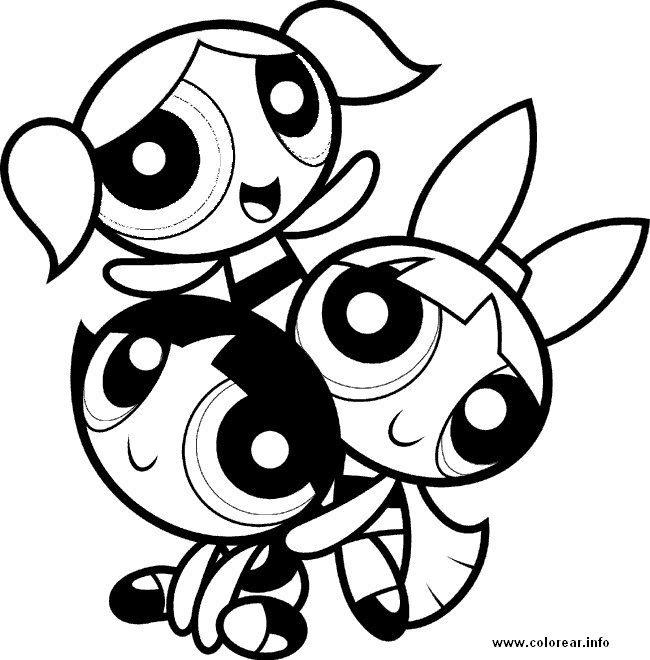 Power Puff Girls Coloring Book
 the powerpuff girls coloring pages Free