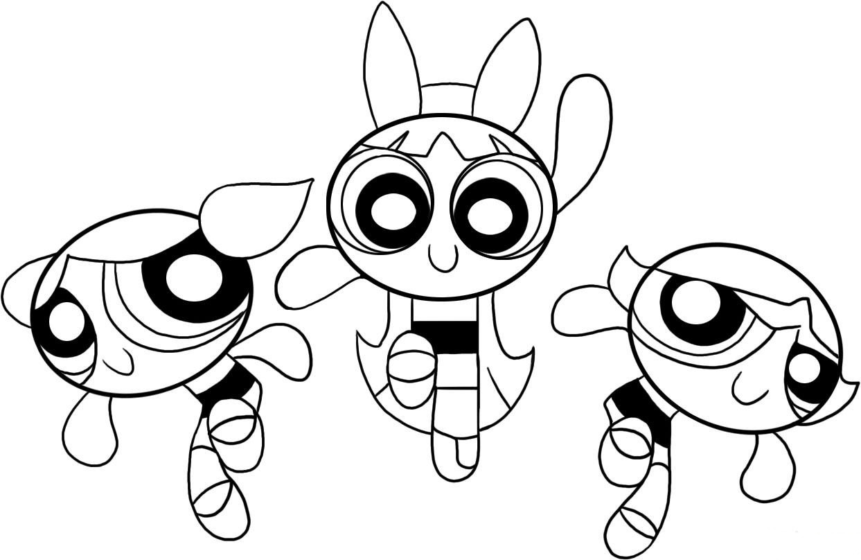 Power Puff Girls Coloring Pages
 Craftoholic August 2013
