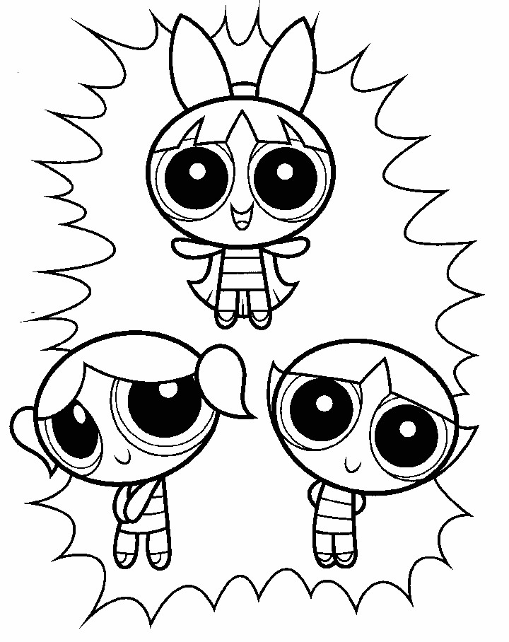 Power Puff Girls Coloring Pages
 Powerpuff Girls Coloring Pages Part 2