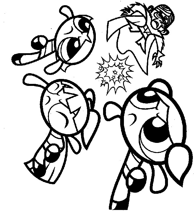 Powerpuff Girls Coloring Pages
 Power Puff Girls Coloring Pages