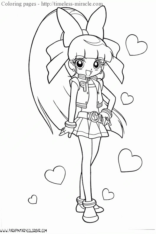 Powerpuff Girls Z Coloring Pages
 Ppgz Coloring Coloring Pages