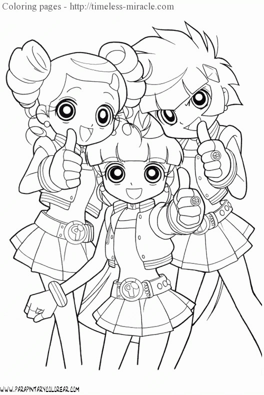 Powerpuff Girls Z Coloring Pages
 Powerpuff girls coloring page