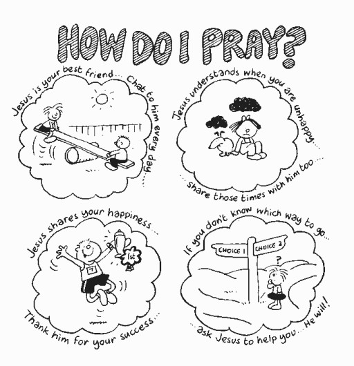 Prayer Coloring Pages For Kids
 To herness