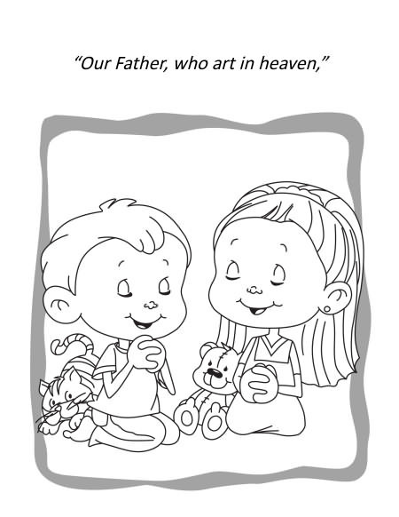Prayer Coloring Pages For Kids
 The Lord’s Prayer – Coloring and Activity Book – iCharacter