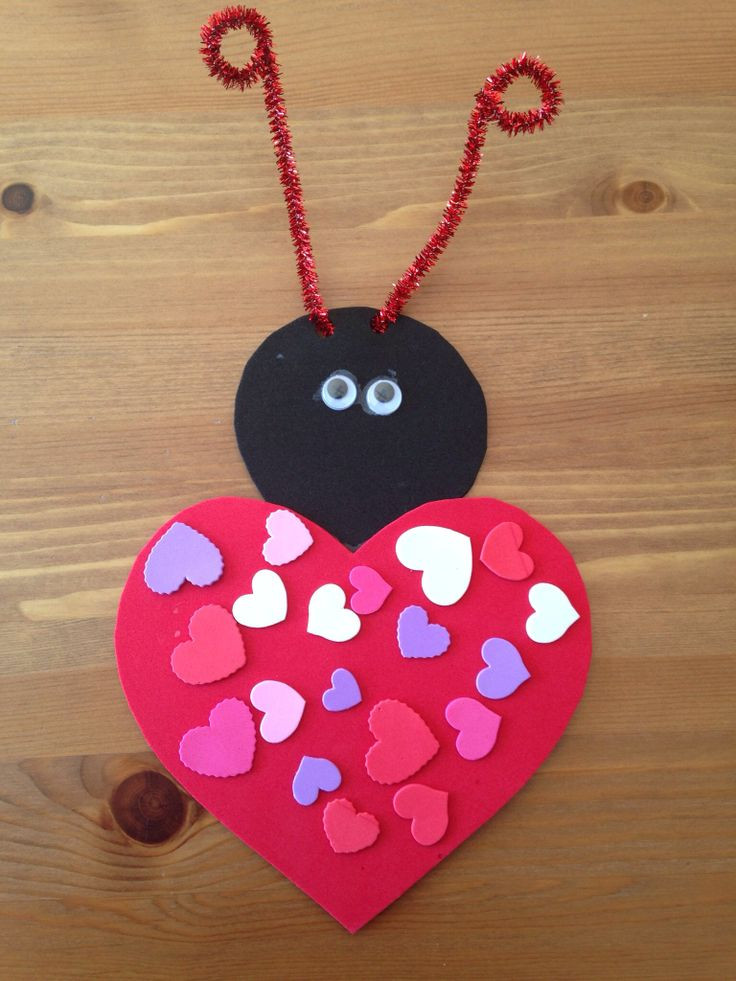 Preschool Arts Crafts
 Love Bug Craft Preschool Craft
