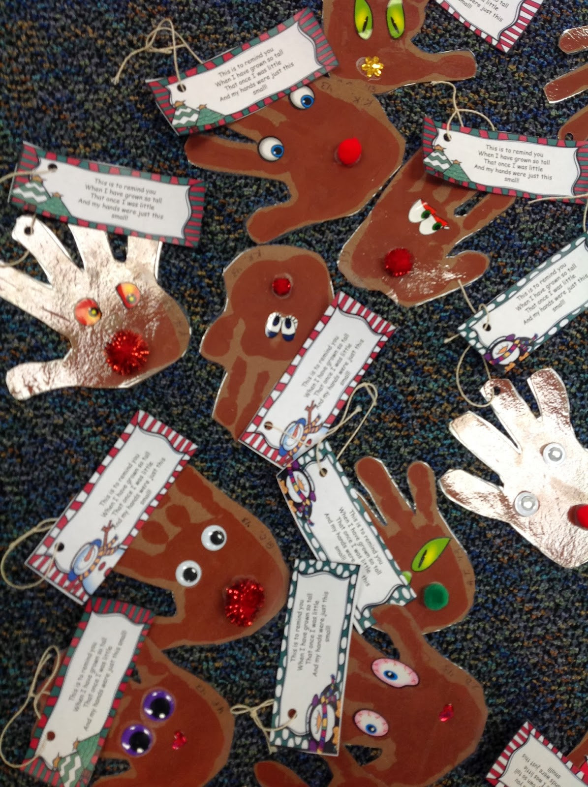 Preschool Christmas Ornament Craft Ideas
 Reindeer Parent Ornament Gifts SSSTeaching