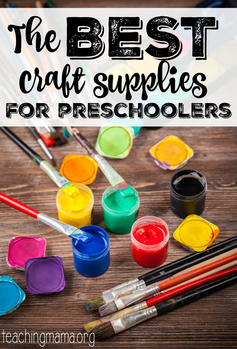 Preschool Craft Supplies
 The Best Craft Supplies for Preschoolers Teaching Mama