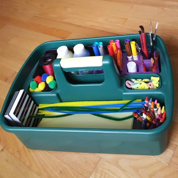 Preschool Craft Supplies
 How to Organize a Craft Box for Easy Art Activities with