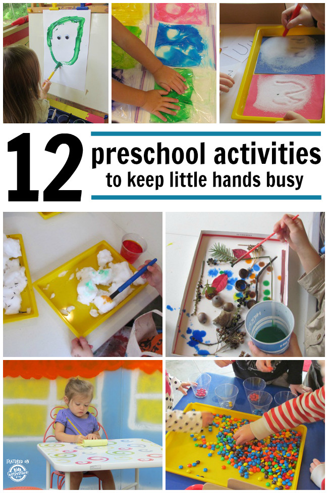 Preschool Crafts Activities
 12 Preschool Activities to Keep Little Hands Busy