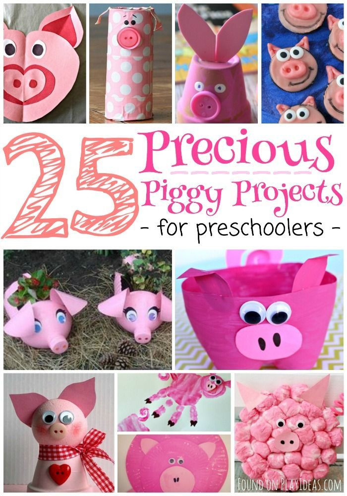 Preschool Crafts Ideas
 25 Precious Piggy Projects for Preschoolers