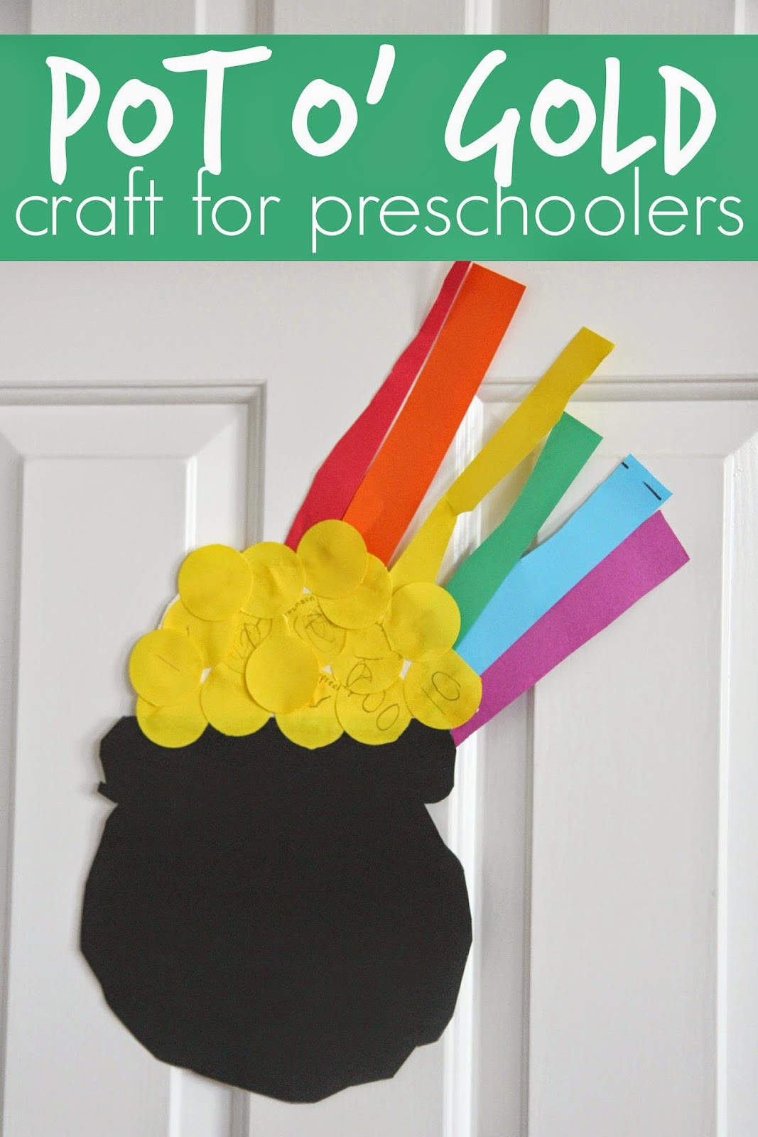 Preschool Crafts Ideas
 Toddler Approved Easy Preschool Cutting Craft Pot o Gold