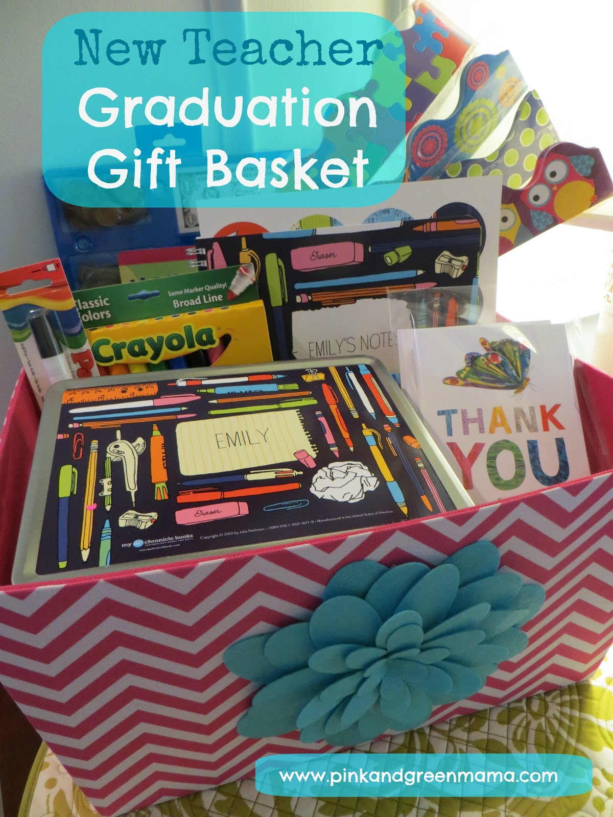 Preschool Graduation Gift Ideas From Teacher
 Pink and Green Mama Graduation Gift Basket For A New